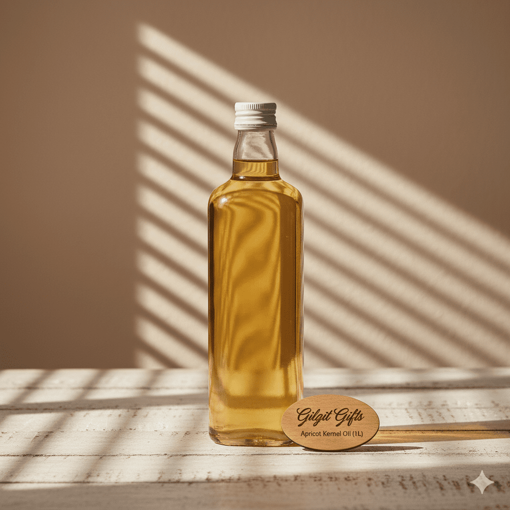 Apricot Kernel Oil – Pure Cold-Pressed Oil from Gilgit