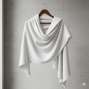 Gilgit Handmade Winter Shawl – Premium White Shawl for Men